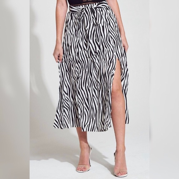 Skirts New Zebra Stripe Skirt Poshmark